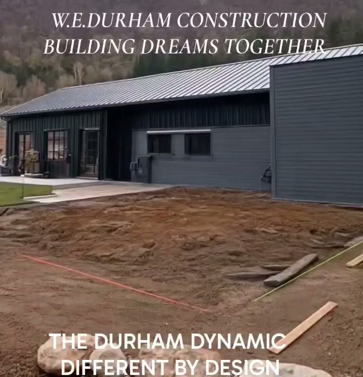 Steel-framed building under construction